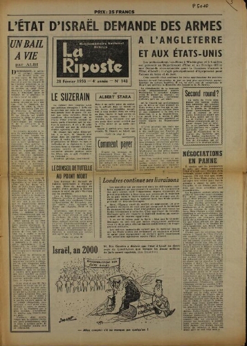 La Riposte N°143 (28 févr. 1950)